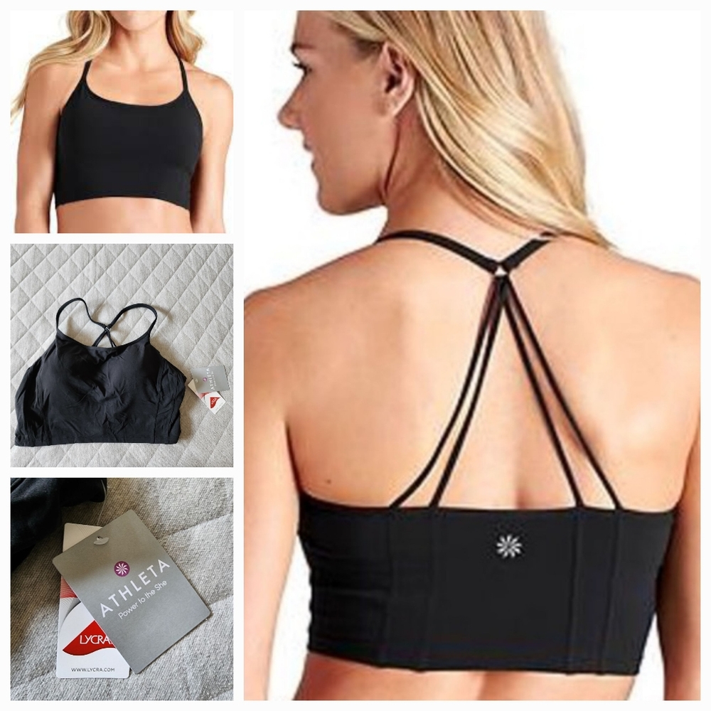 Athleta Beloved Bralette‎ Black XL NWT